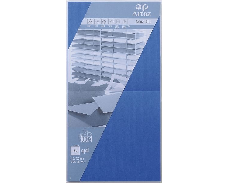 ARTOZ Karten 1001 310x155mm 107452264 220g, royal 5 Blatt
