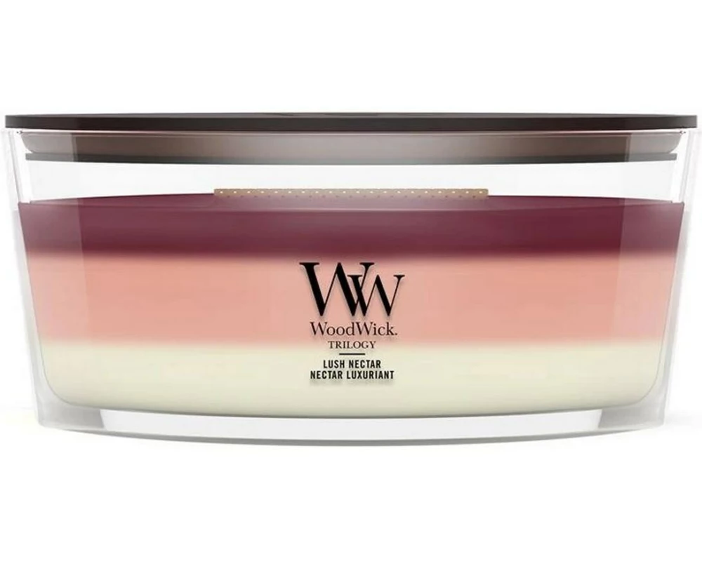 Woodwick Duftkerze Lush Nectar Trilogy Ellipse