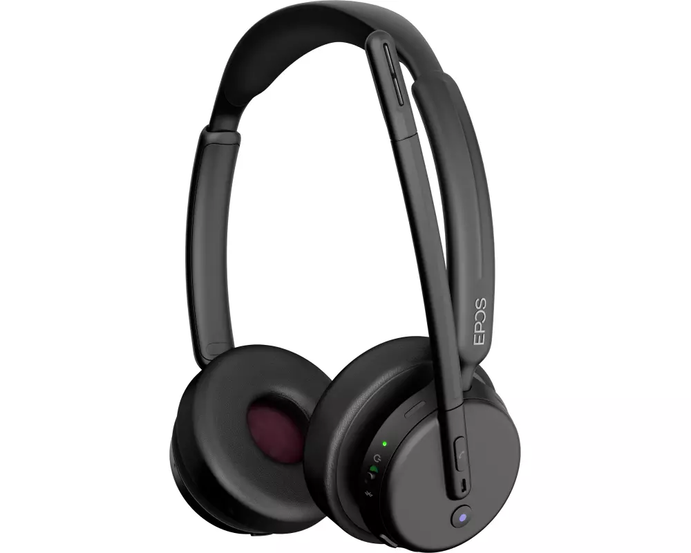 EPOS 1001375 Kopfhörer & Headset Verkabelt & Kabellos Kopfband Büro/Callcenter USB Typ-C Bluetooth Schwarz