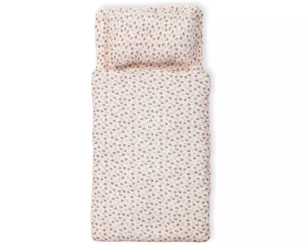 Pinolino Puppenbettzeug für Puppenwagen und Puppenbetten 'Blümchen'