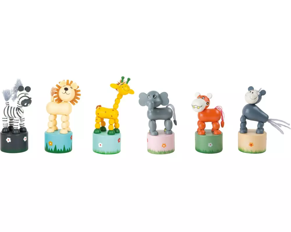 small foot Drückfiguren Afrika 6er Set
