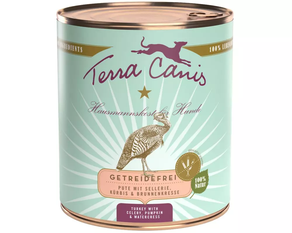 Terra Canis Nassfutter Getreidefrei Pute, 800 g