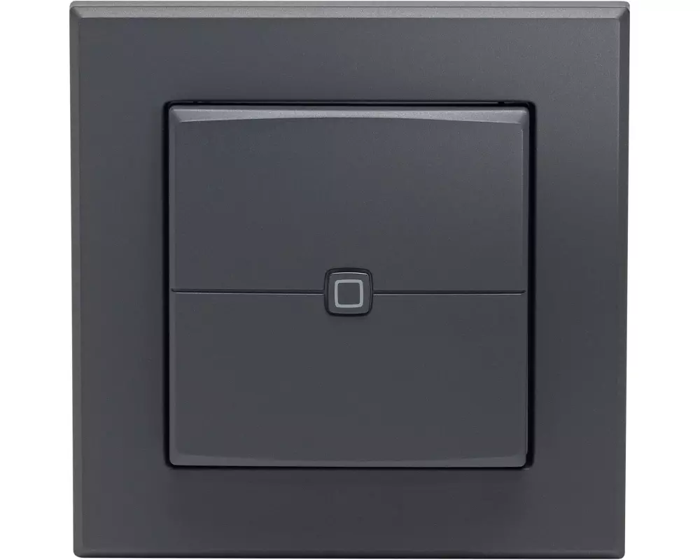 Homematic IP Wandtaster 2-fach Anthrazit