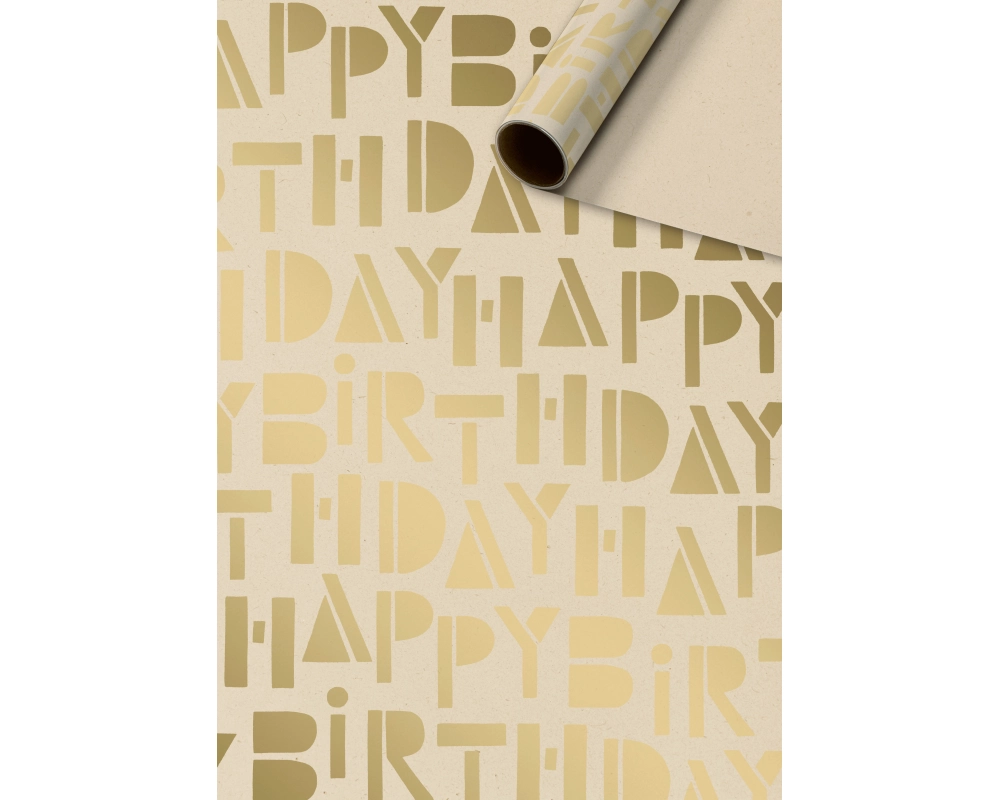 STEWO Geschenkpapier Vinci 2528533480 gold 70x200cm