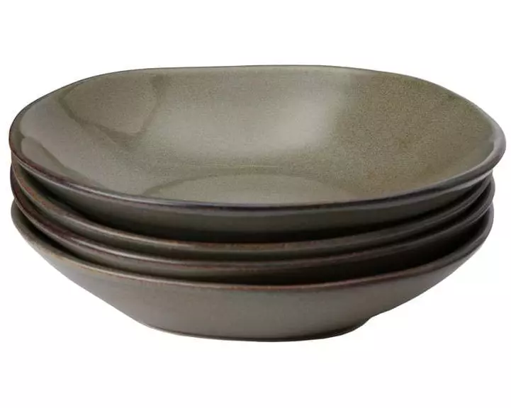 Urbanara Schale Capela 4 Stück, Olivgrün