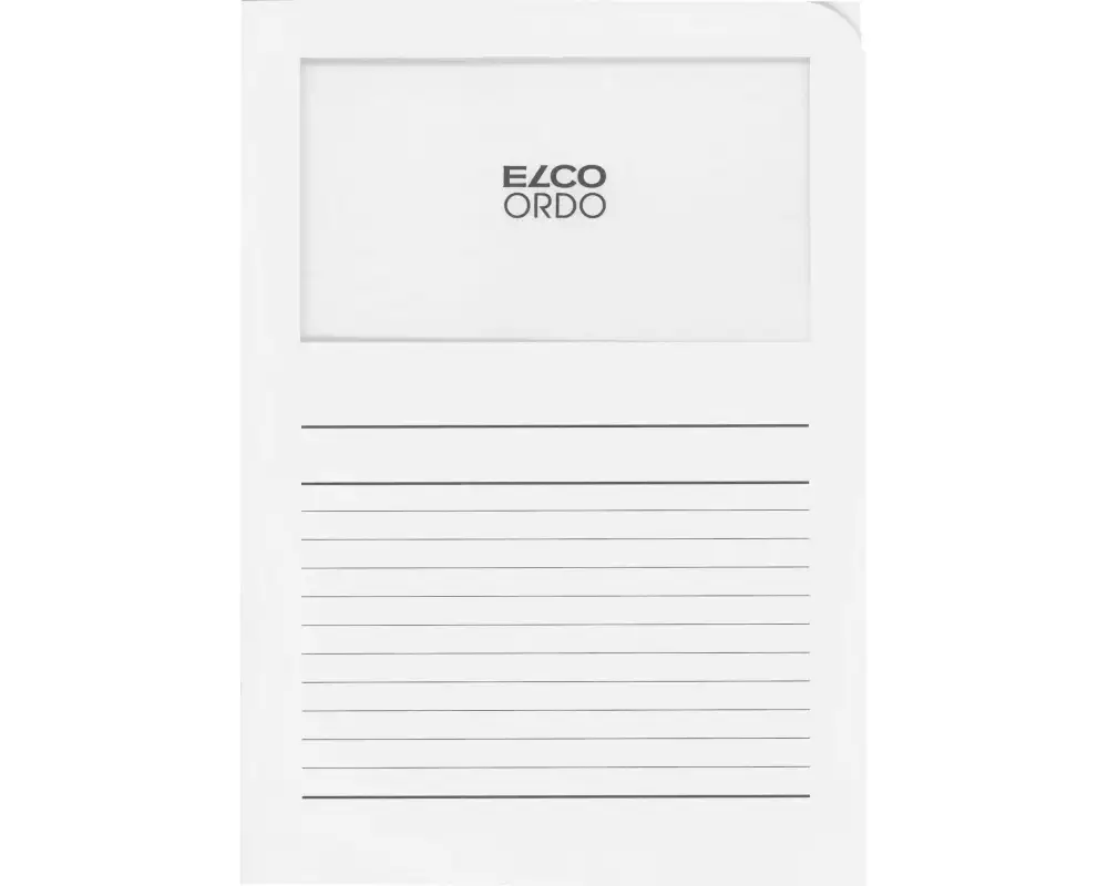 ELCO Sichthülle Ordo Classico Weiss, 100 Stück