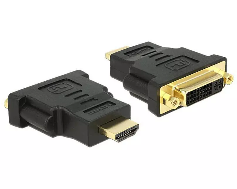 Delock Adapter HDMI - DVI-I, 4K/30Hz