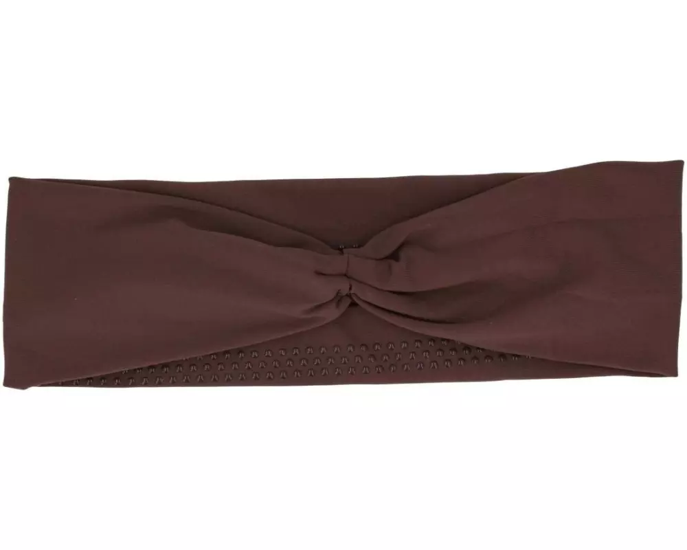 Body Mind Soul Haarband Yoga Braun mit Silikonnoppen 1 Stück