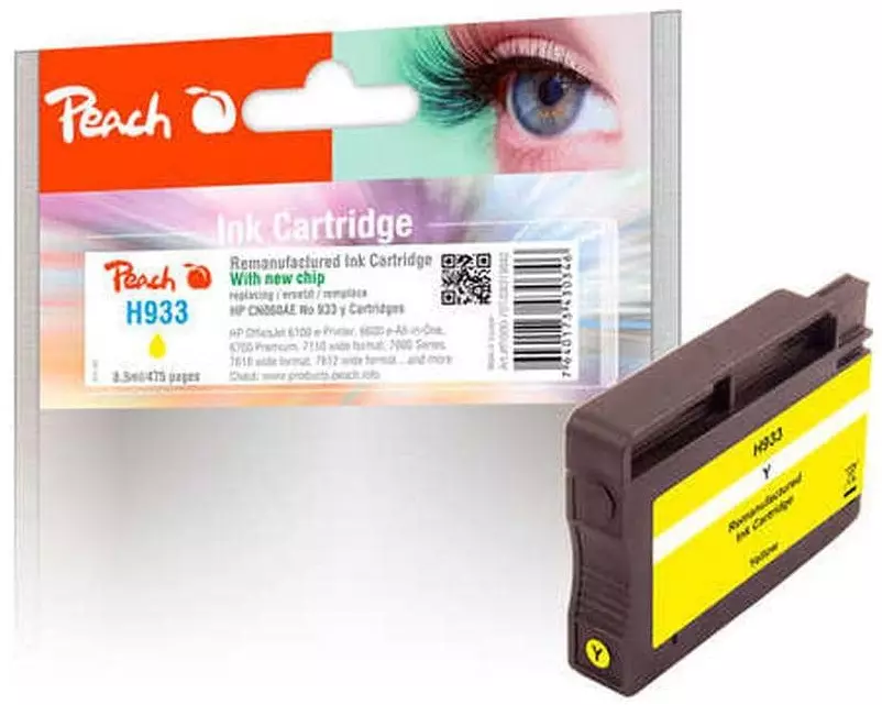 Peach Tinte HP Nr. 933 (CN059AE) Yellow