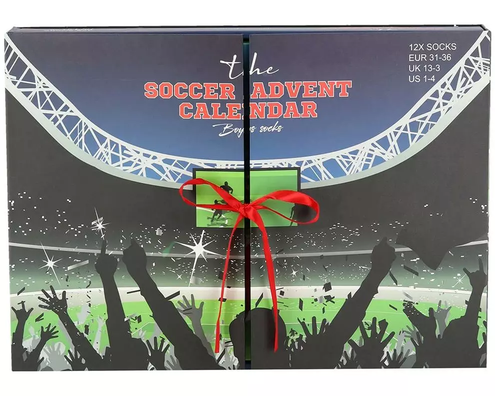 Dreams and Fantasy Adventskalender Socken Kinder, Fussball, 31-36