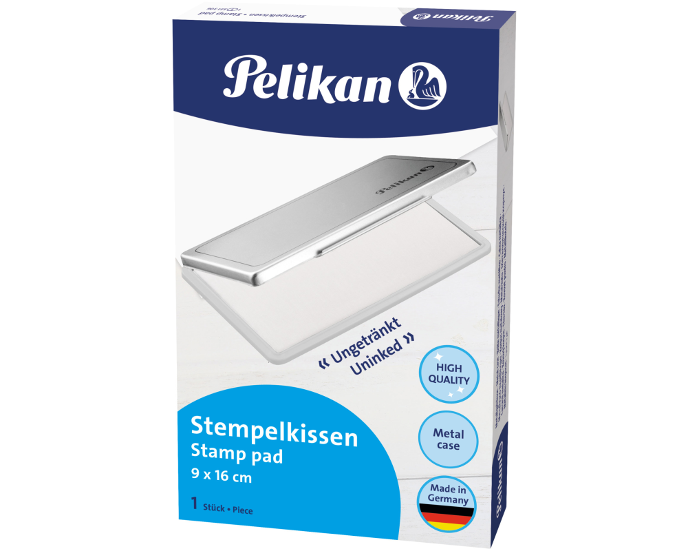 PELIKAN Metall-Stempelkissen 331306 Gr. 1, ungetränkt 16x9cm