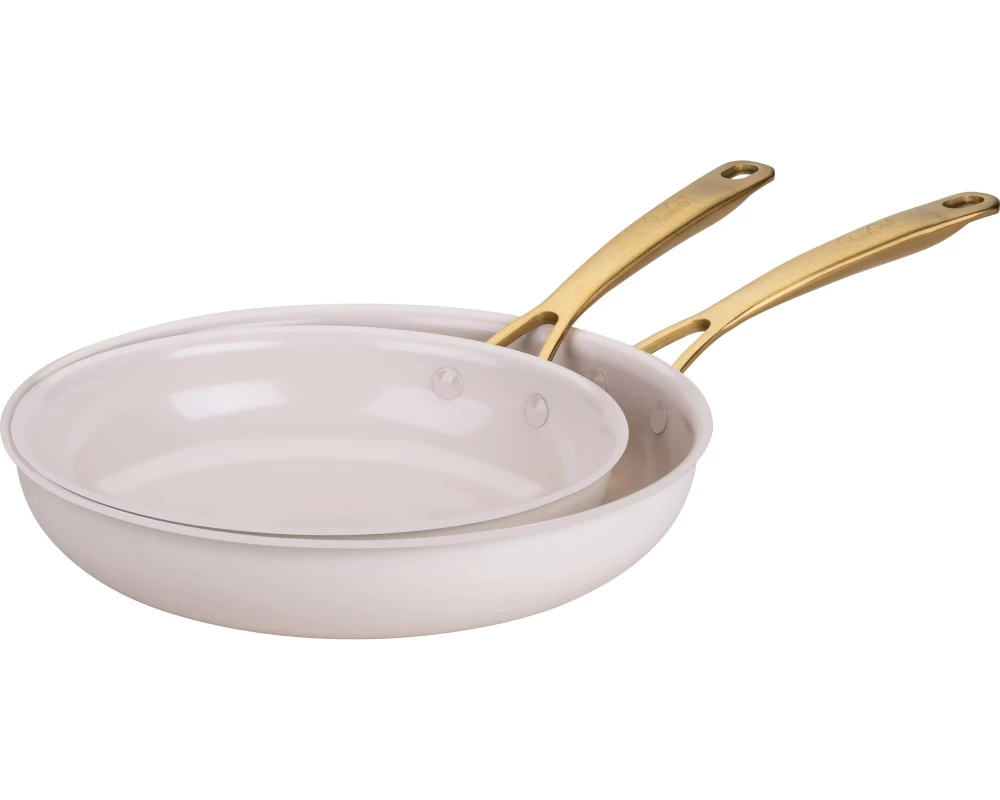 Fackelmann Pfannen-Set Signature 24 / 28 cm, Beige / Gold