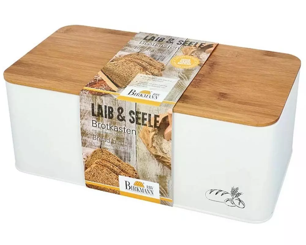 RBV Birkmann Brotkasten Laib und Seele Weiss