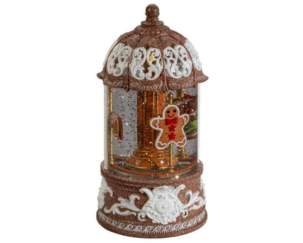 Konstsmide LED Wasserlaterne Lebkuchenkarussell, Höhe: 22.3 cm