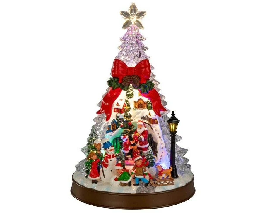 Konstsmide LED Szenerie Weihnachtsbaum mit Weihnachtsmotiven
