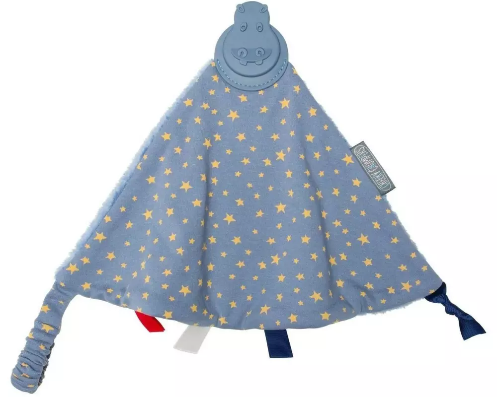 Cheeky Chompers Schmusetuch mit Beissring Midnight Stars 44 x 30 cm