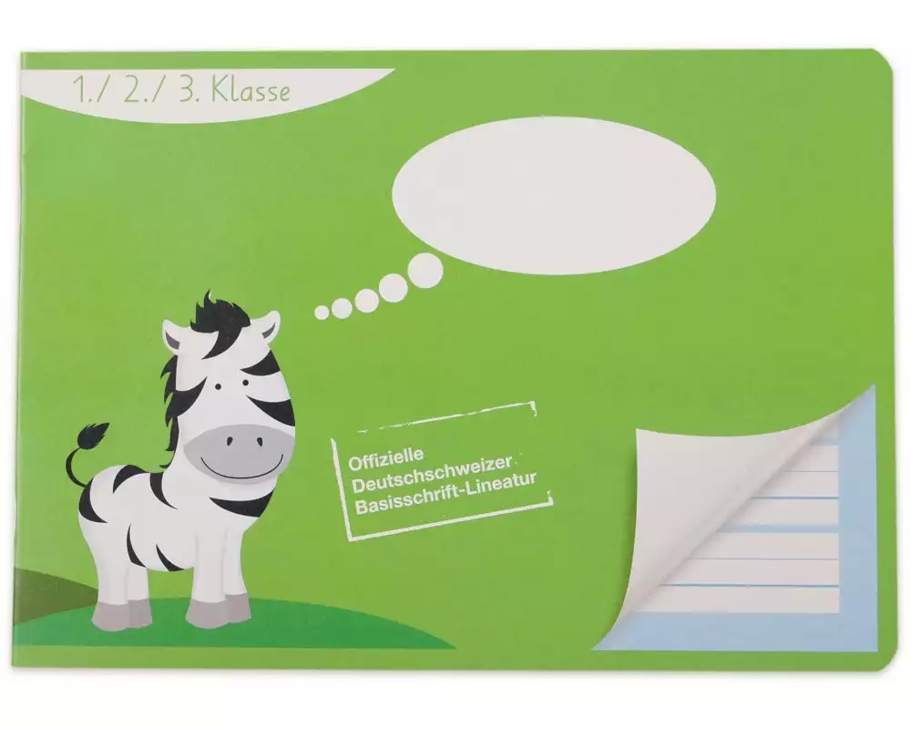 ELCO Schulheft A5, Liniert, Grün