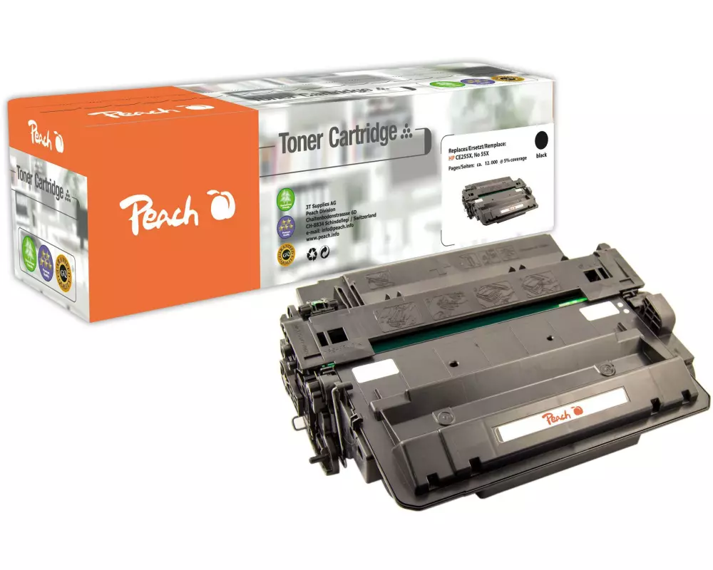 Peach Toner HP Nr. 55X (CE255X) Black