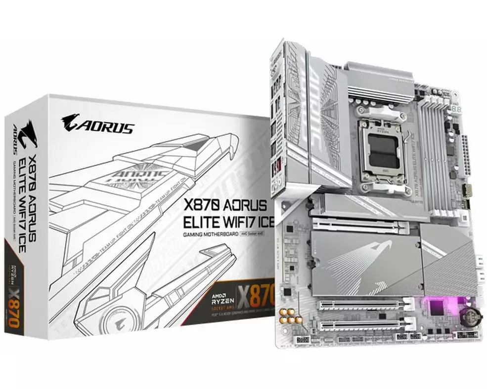 Gigabyte Mainboard X870 AORUS ELITE WIFI7 ICE