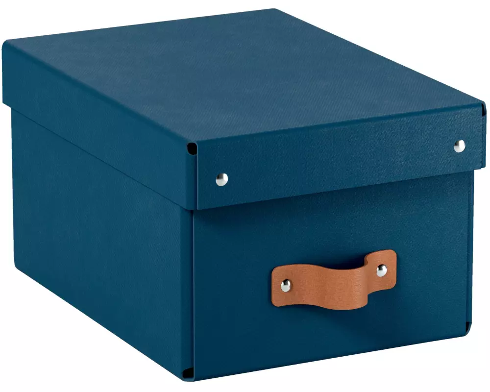 Leitz Arrchivbox Puro klein, mit Klappdeckel 2 Stück, Nachtblau