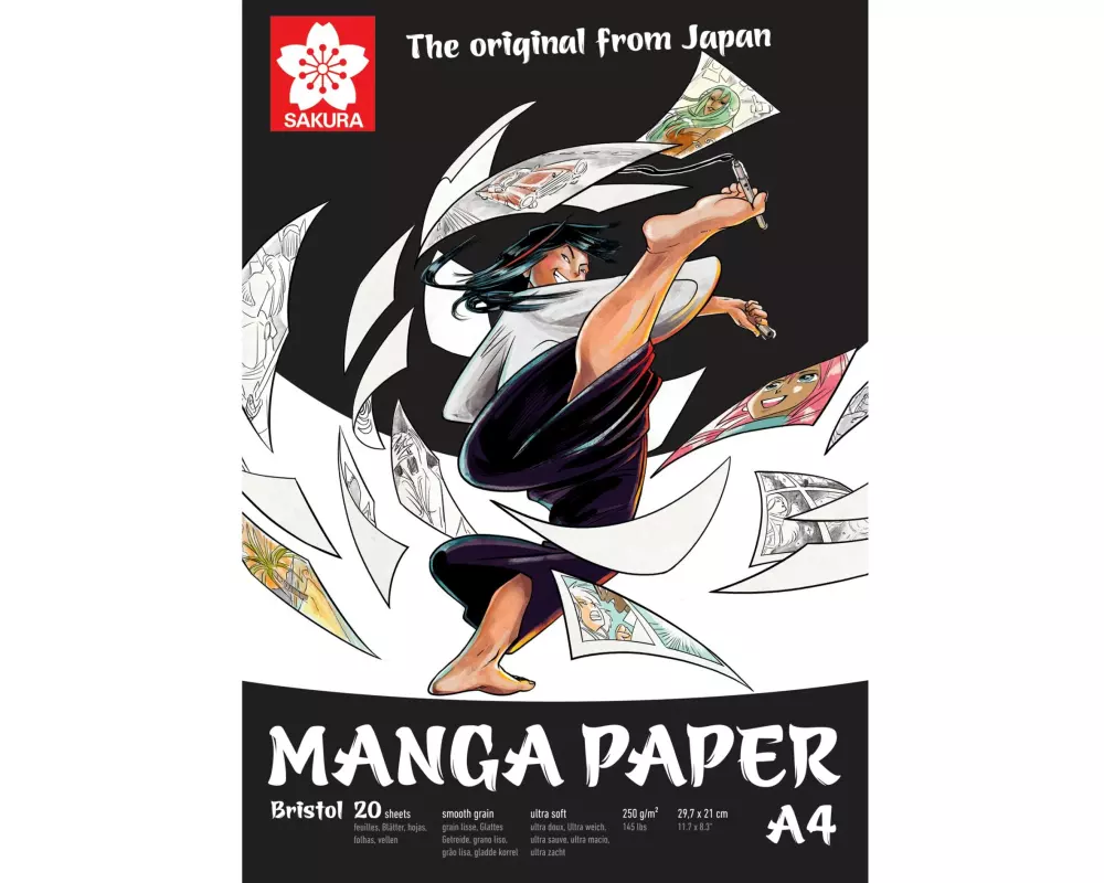 Sakura Zeichenblock Manga A4