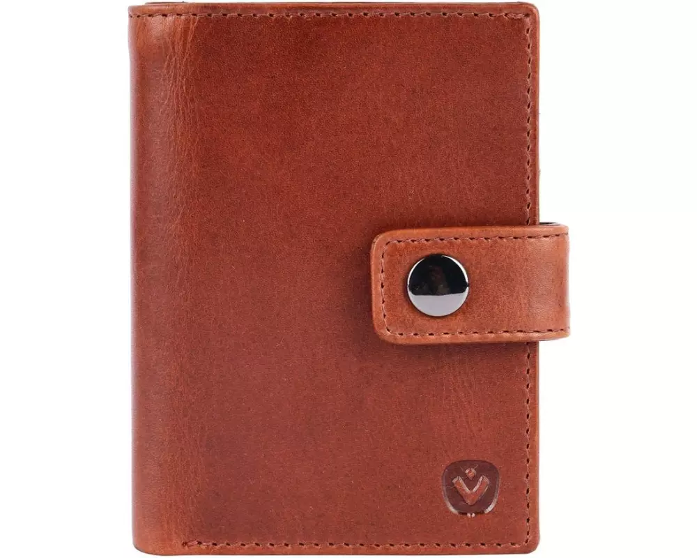 Valenta CardWallet Leather MagSafe Luxe Cognac