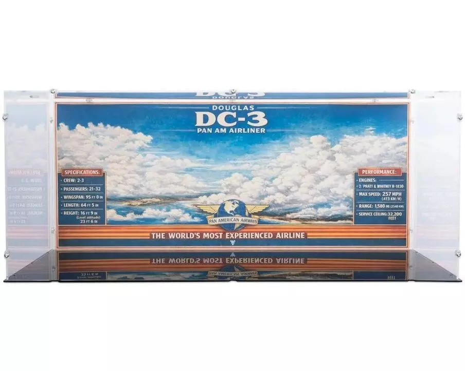 iDisplayit Acryl-Display für LEGO 11378 Douglas DC-3 PAN AM