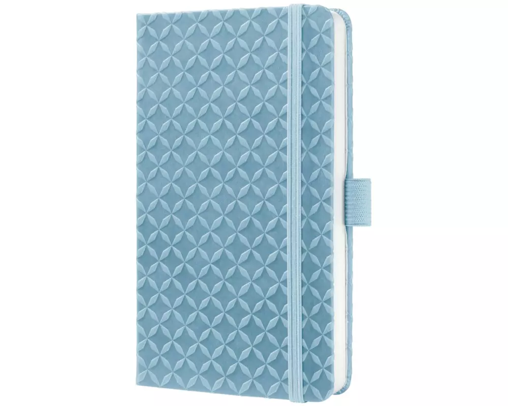 Jolie Notizbuch JN118 A6, Liniert, Hellblau