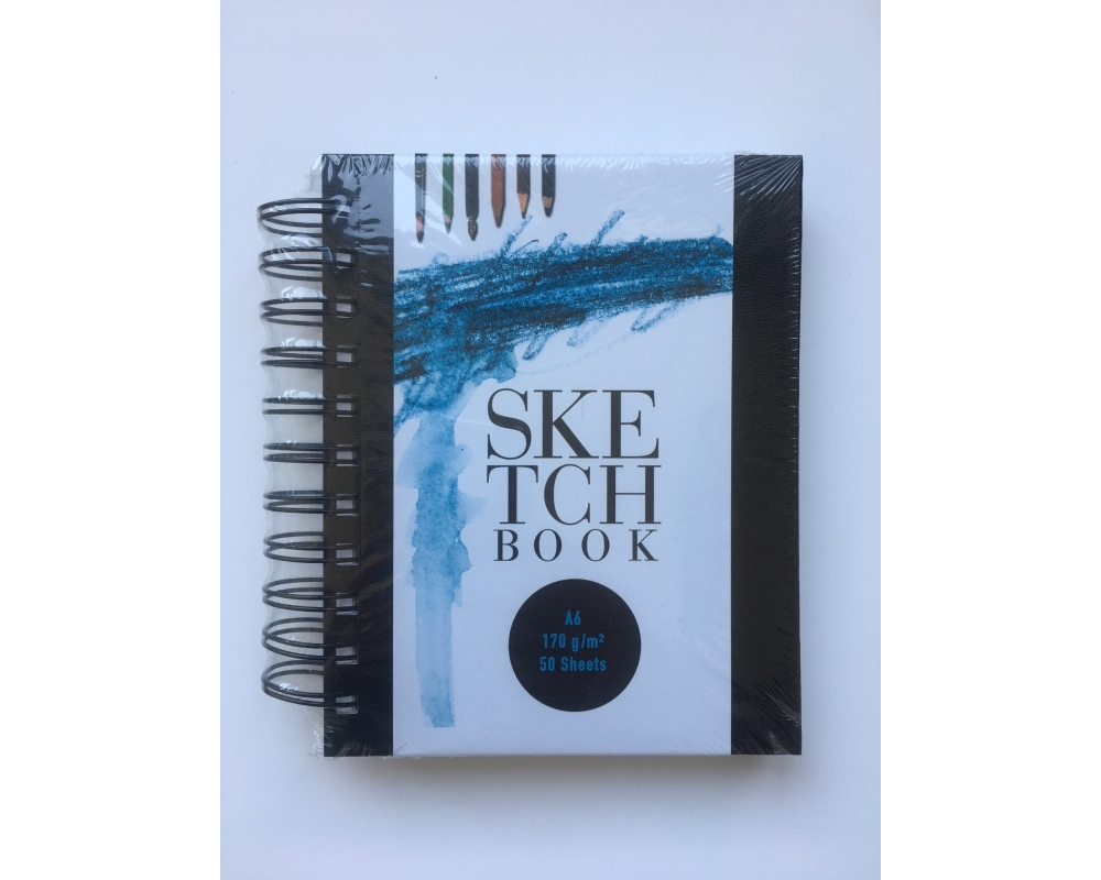 BAM4U.CH Skizzenbuch A6 6679A6 170g, perforiert 48 Blatt