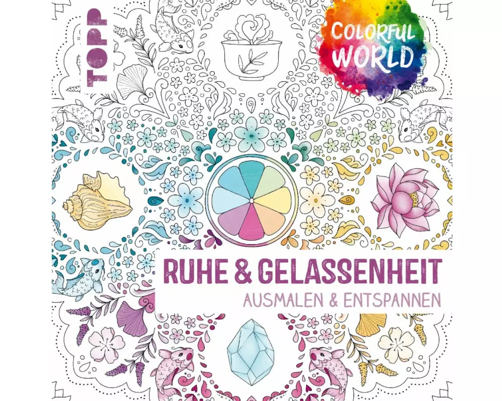 Frechverlag Malbuch Ruhe und Gelassenheit 22.2 x 22.2 cm