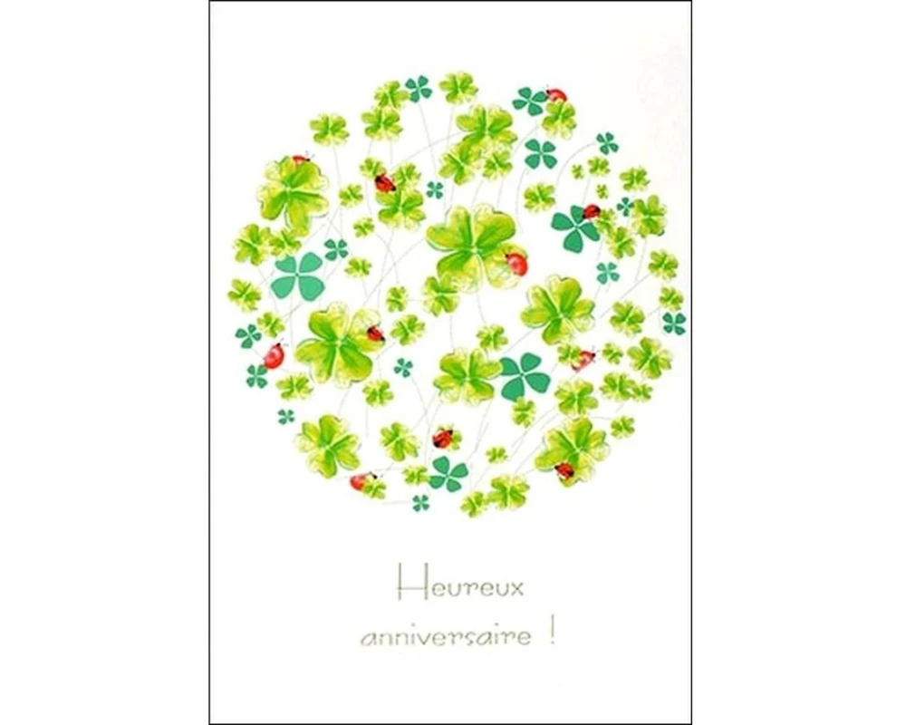 ABC Glückwunschkarte Anniversaire B6