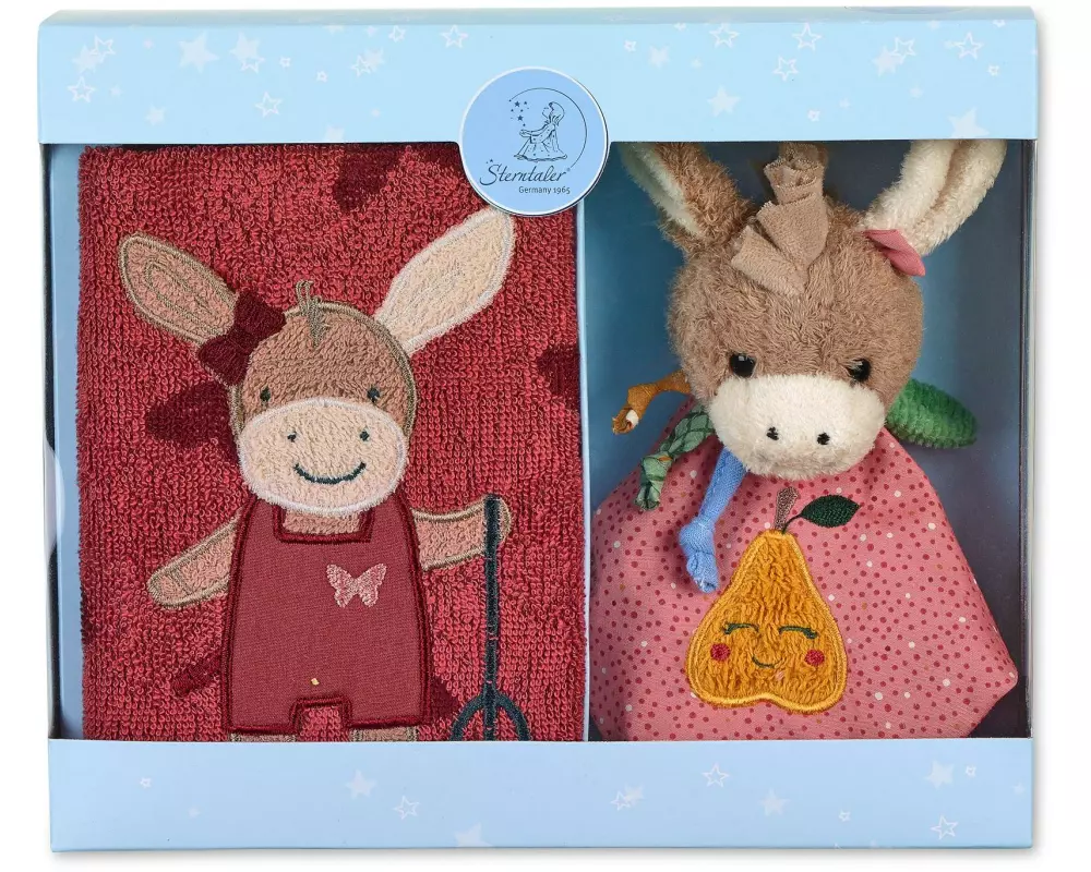 Sterntaler Geschenkset Emmily Schmusetuch und Kinderhandtuch