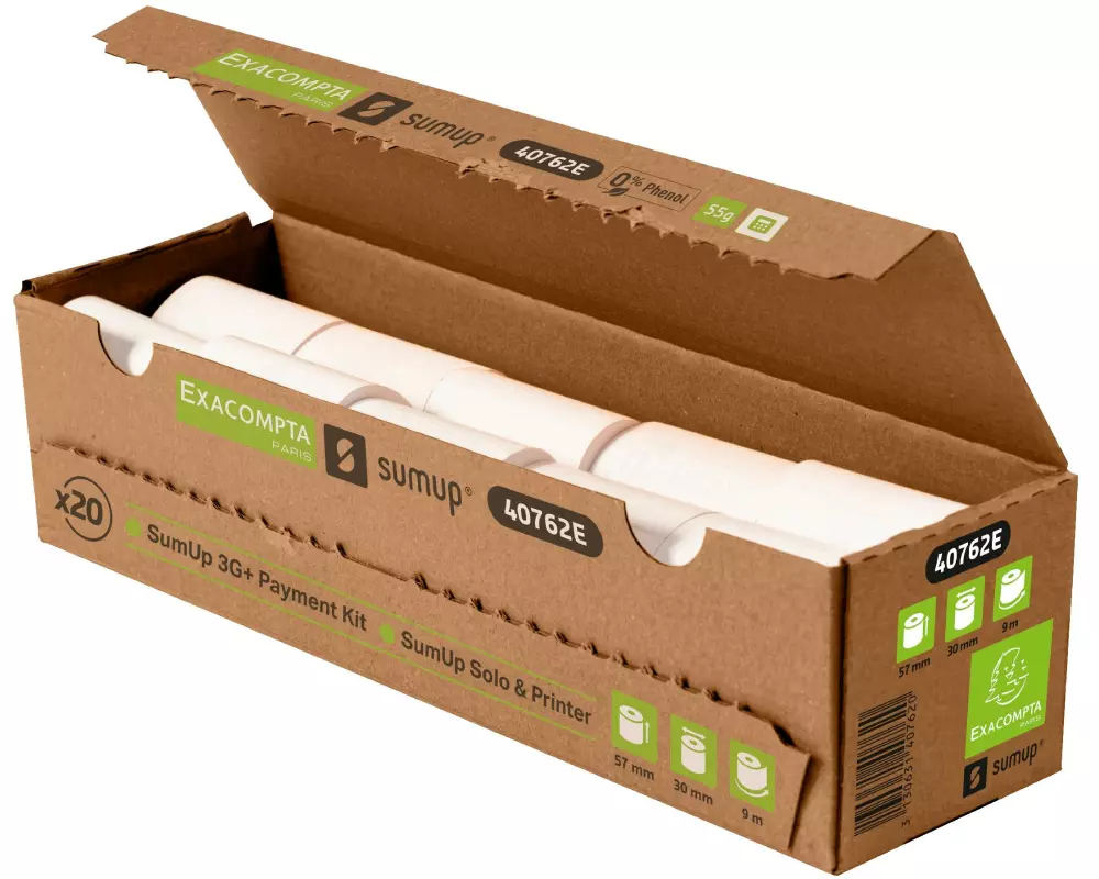 Exacompta Thermo-Papierrolle SumUp 20 Stück