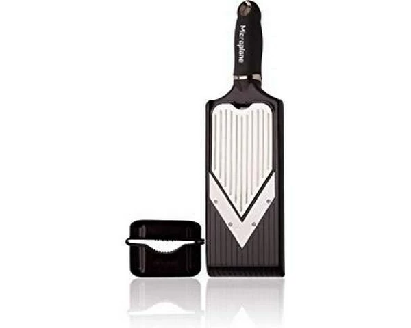Microplane Gourmet V Hobel & Julienne Schwarz/Silber