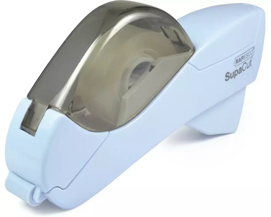 Rapesco SupaCut Klebebandspender und 2 Klebebandrollen Hellblau