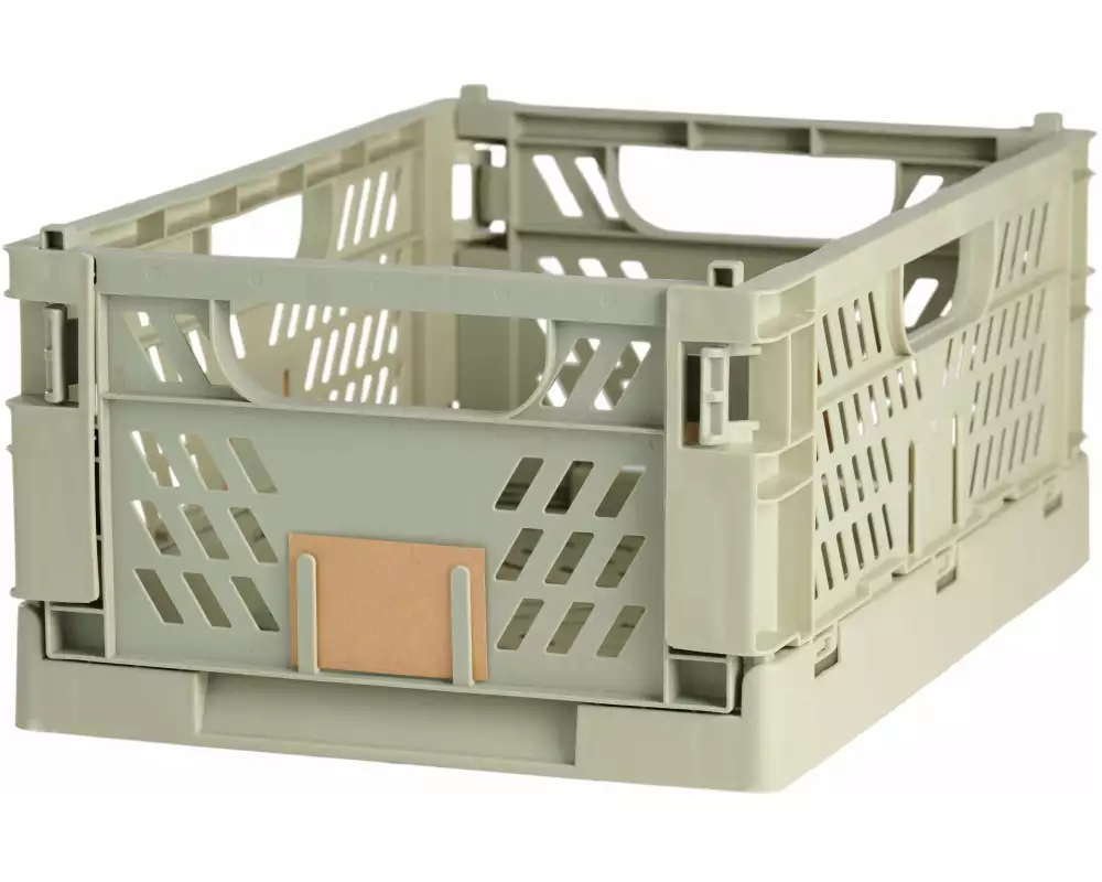 Schou Faltbox 50 x 33 x 20 cm, Eukalyptusgrün