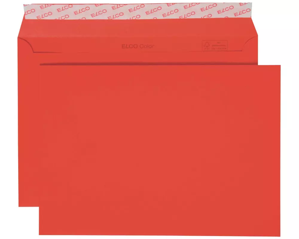 ELCO Couvert Color C5, Rot, 250 Stück