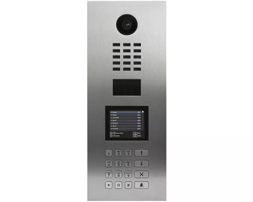 Doorbird D22DKV IP Video Türsprechanlage Edelstahl V2A, gebürstet