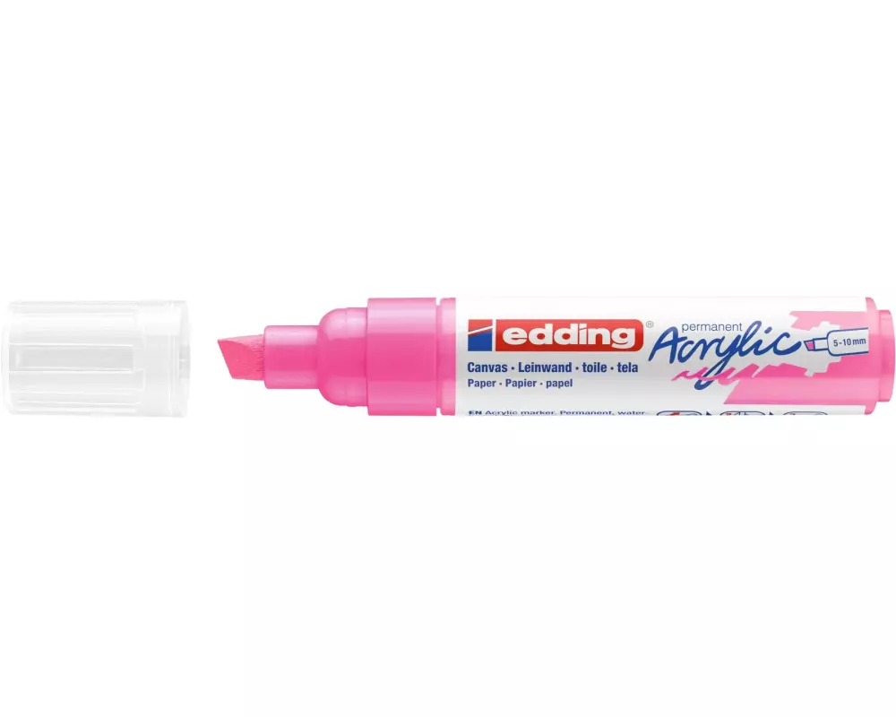 edding Acrylmarker 5000 Breit, Neonpink