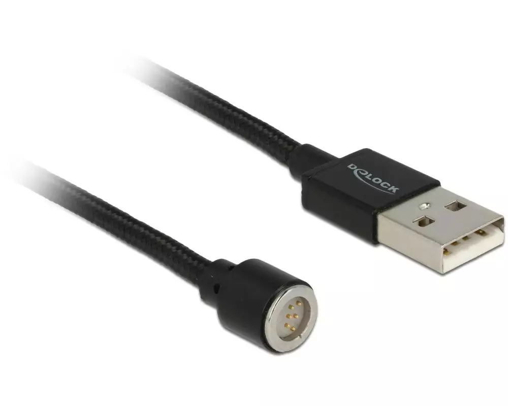 Delock USB-Kabel magnetisch ohne Adapter USB-A - Spezial 1.1 m