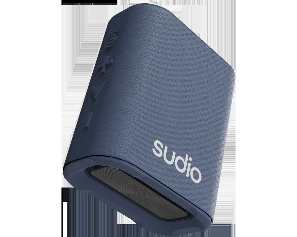 SUDIO Mini Portable Speaker S2BLU S2, Blue