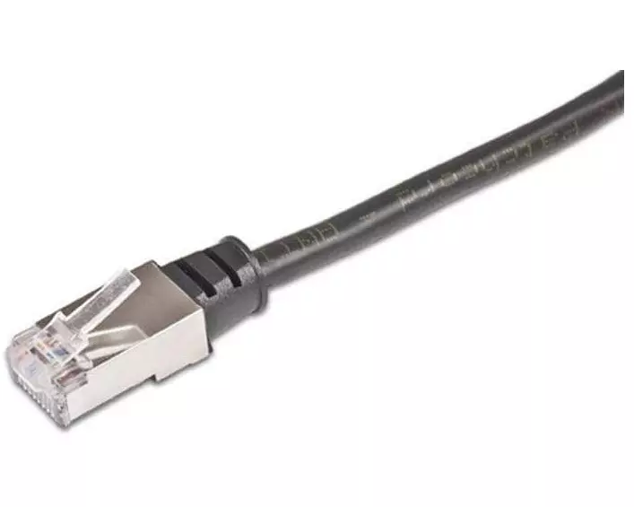 Wirewin Patchkabel RJ-45 - RJ-45, Cat 5e, F/UTP, 0.3 m, Schwarz