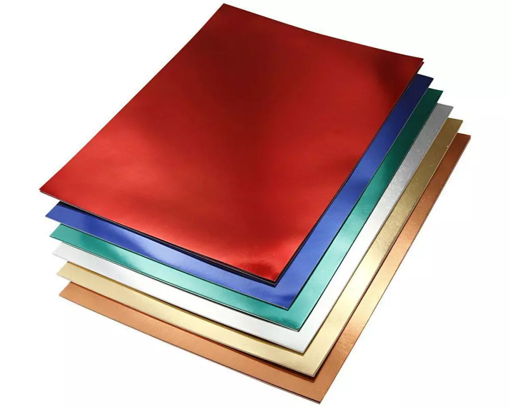 Creativ Company Metallicpapier A4 30 Blatt, sortierte Farben