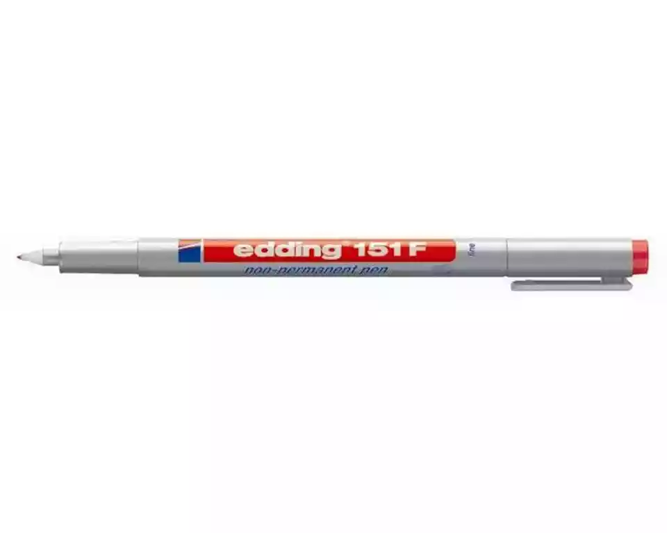 edding Non-Perm. Pen 151F rot Rot 0.6 mm