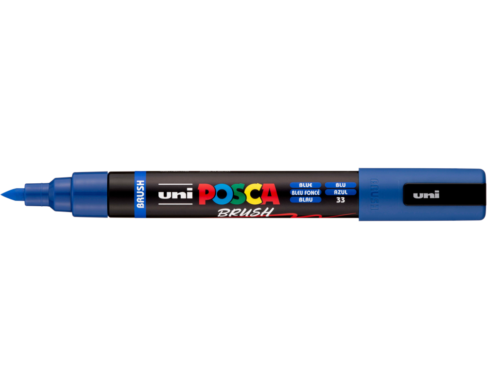 POSCA Brush Marker 1-4mm PC-5BRBLUE blau