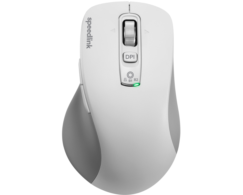 SPEEDLINK VELORA Rechar.Mouse Wirel.BT SL-630310-WT SmartFlyingScroll Wheel,Wh.