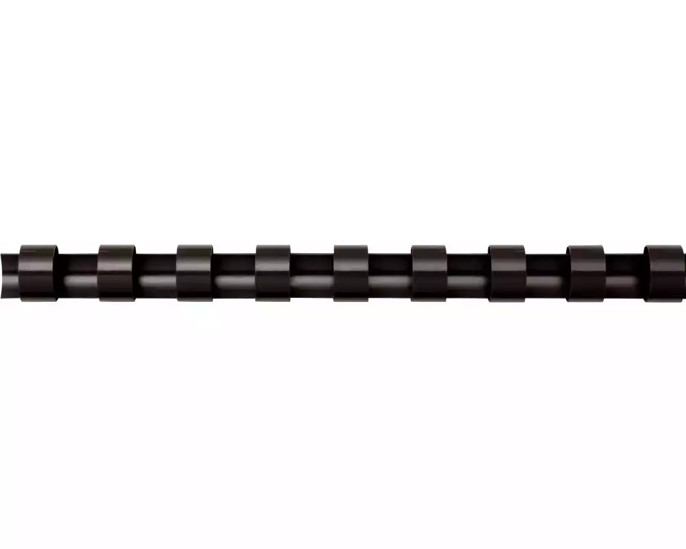 Fellowes Binderücken 8 mm Schwarz, 25 Stück
