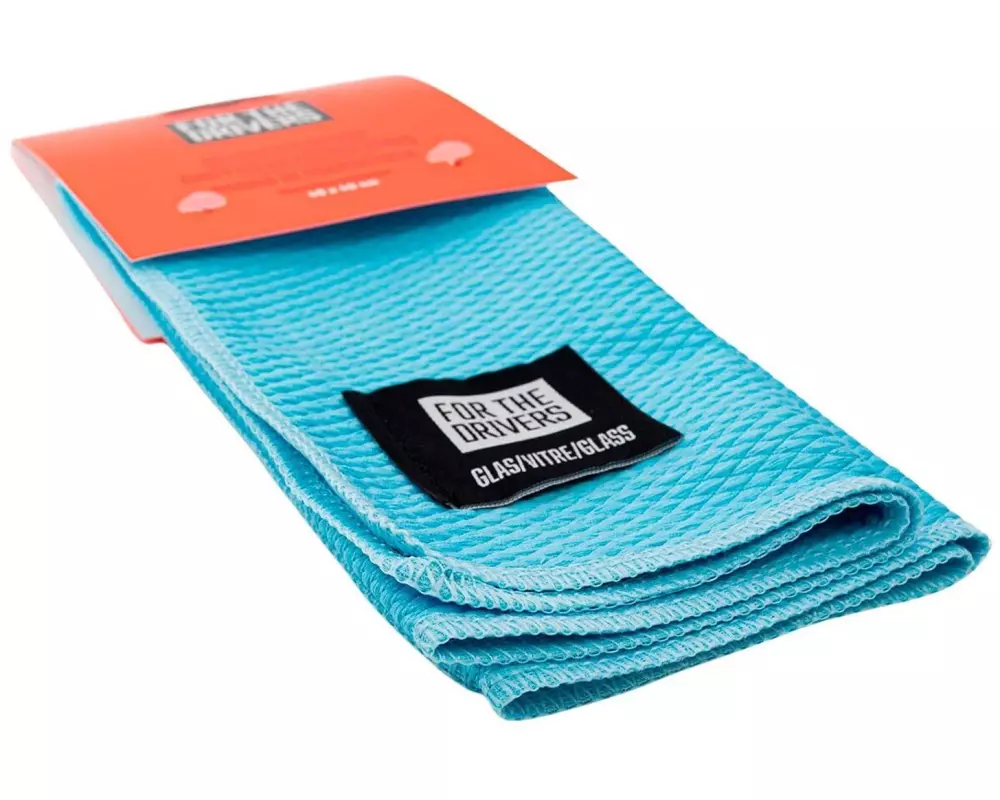 For The Drivers Mikrofasertuch Glas 40 x 40 cm, hellblau