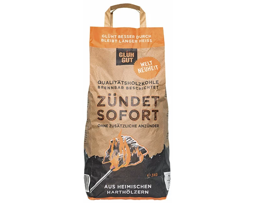 GLÜHGUT Holzkohle 3kg
