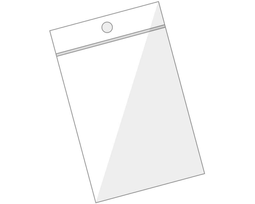 BÜROLINE Pressverschluss Beutel 40×60mm 421300 transparent 100 Stück